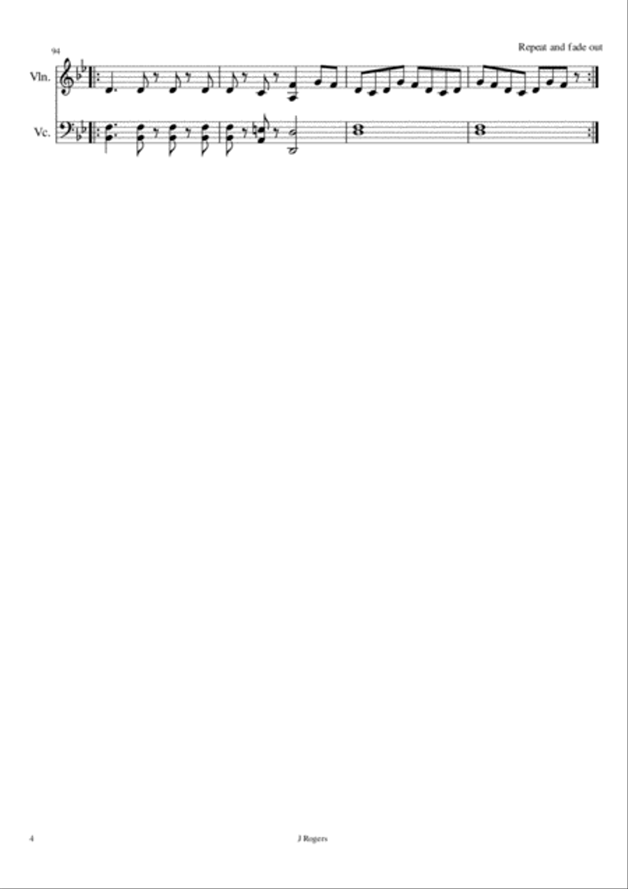 Africa Africa String Duet scores gallery preview page 4
