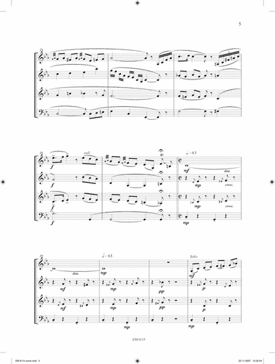 Jiddische Sjlimmert for Clarinet Quartet