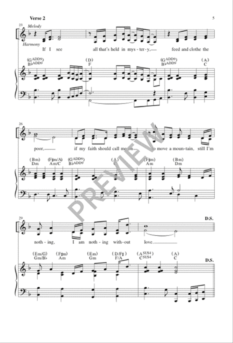 Faith, Hope and Love Faith, Hope and Love 3-Part scores gallery preview page 6