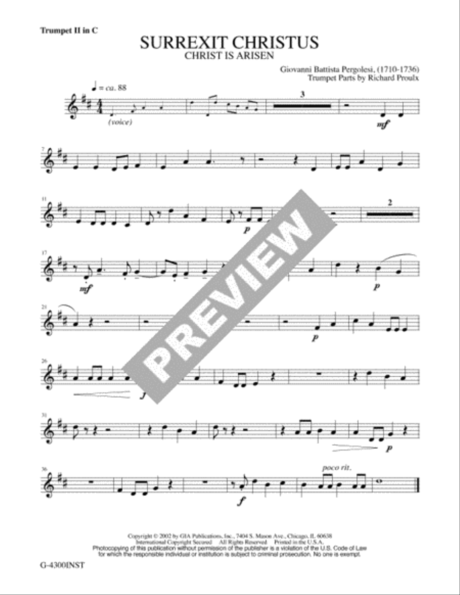 Surrexit Christus - Instrument edition Bassoon scores gallery preview page 3