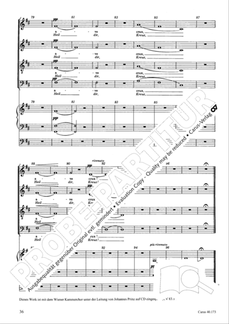 Via crucis 4-Part scores gallery preview page 37