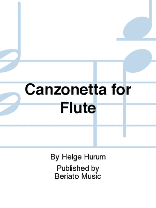 Canzonetta for Flute