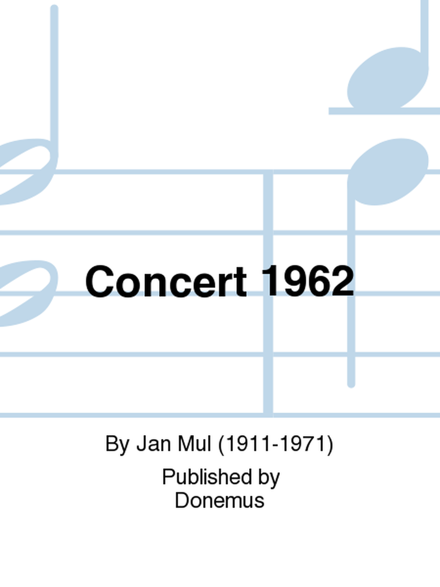 Concert 1962