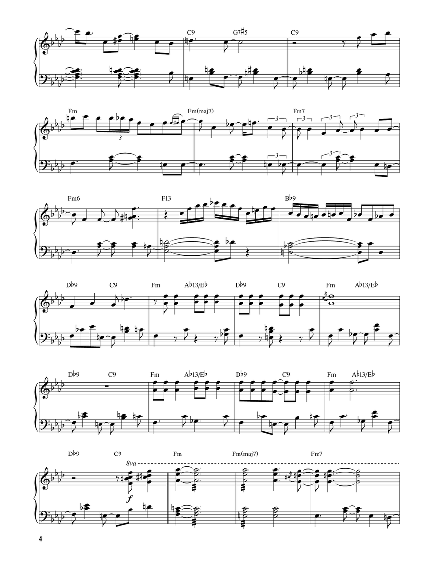 Work Song Piano scores gallery preview page 4