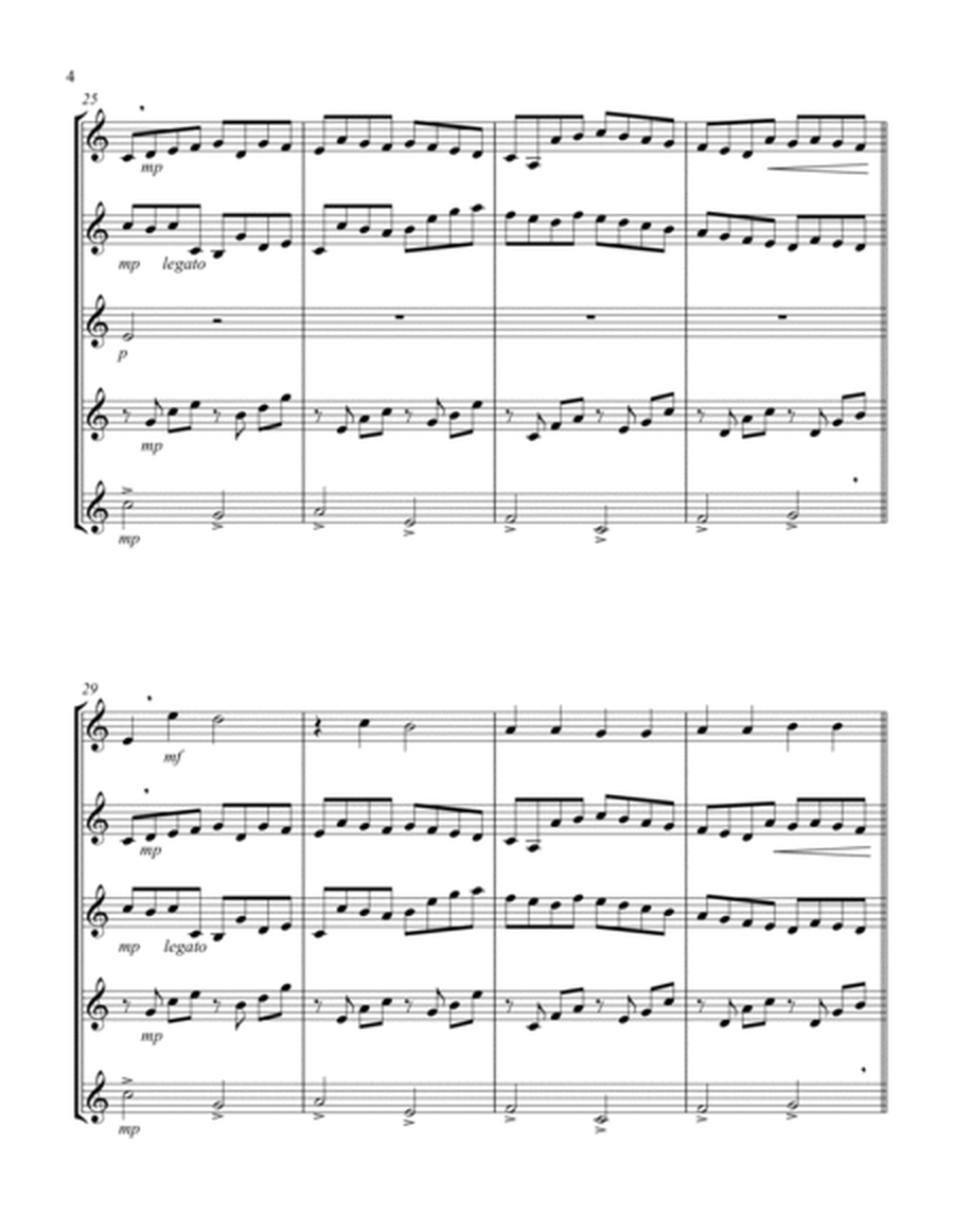 Canon (Pachelbel) (Bb) (Trumpet Quintet) image number null