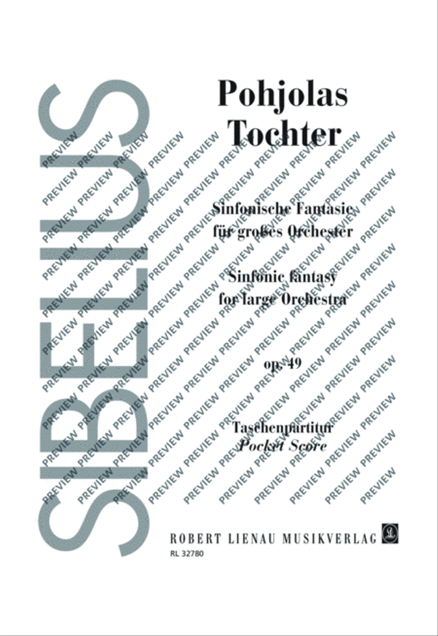 Pohjola's Daughter Orchestra scores gallery preview page 2