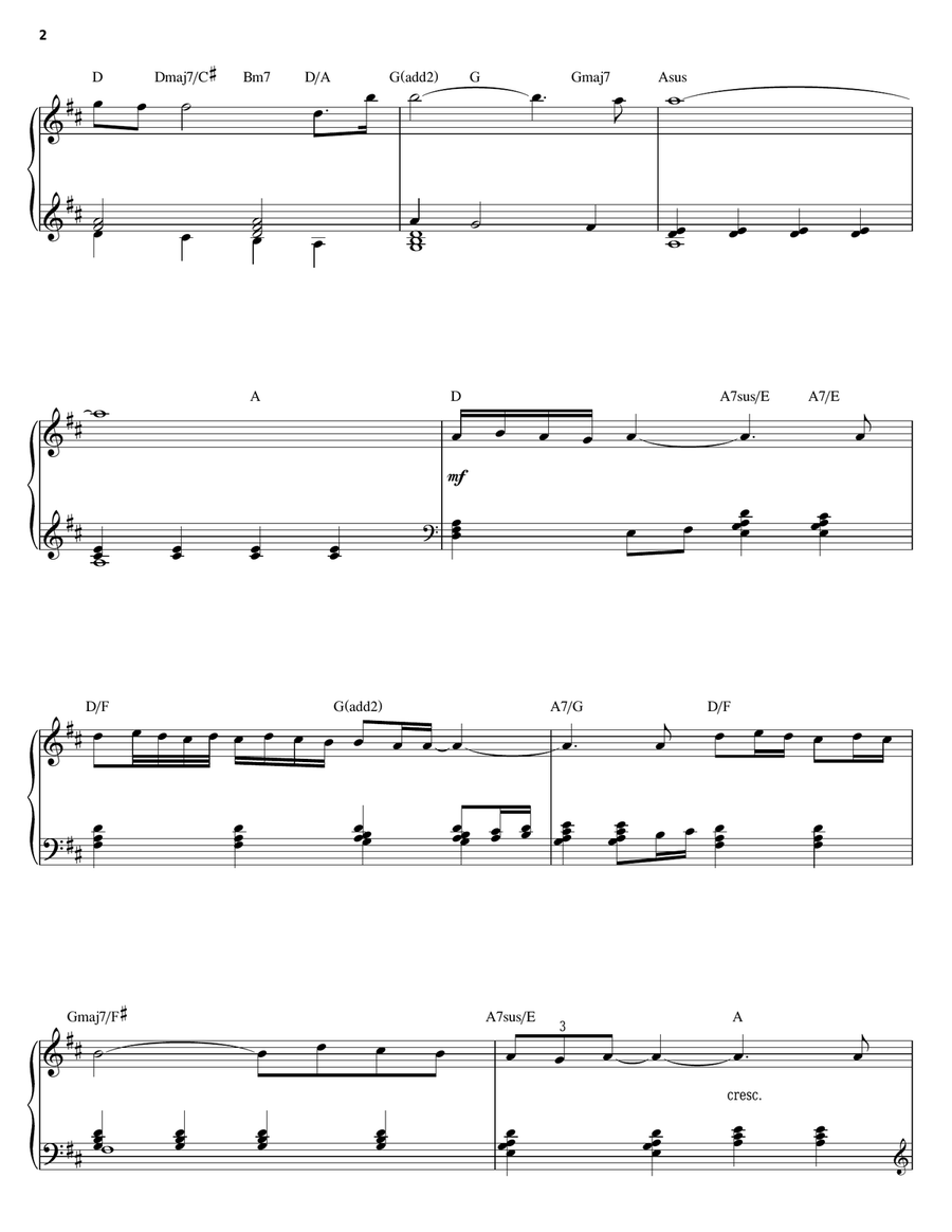 Gabriel's Oboe (from The Mission) Piano Solo scores gallery preview page 2