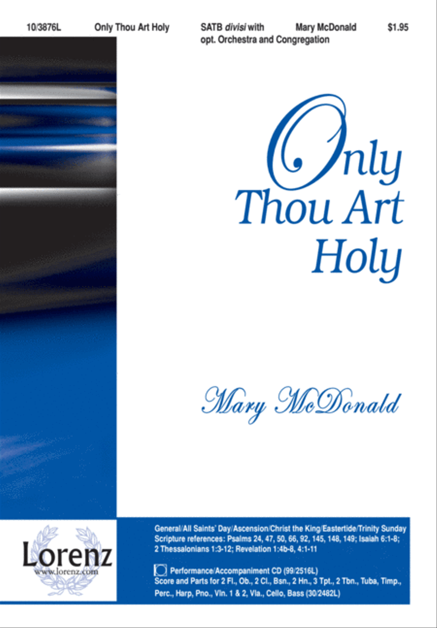 Only Thou Art Holy Only Thou Art Holy Divisi scores gallery preview page 2