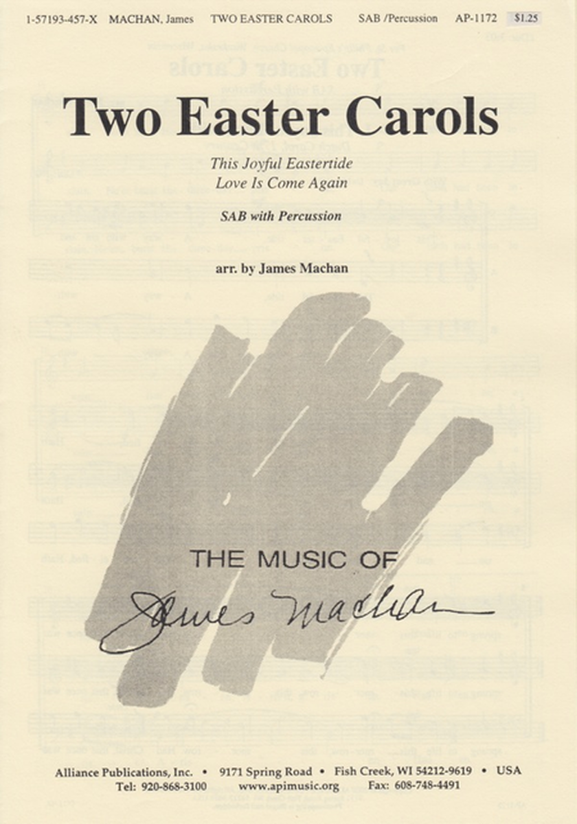 Two Easter Carols image number null