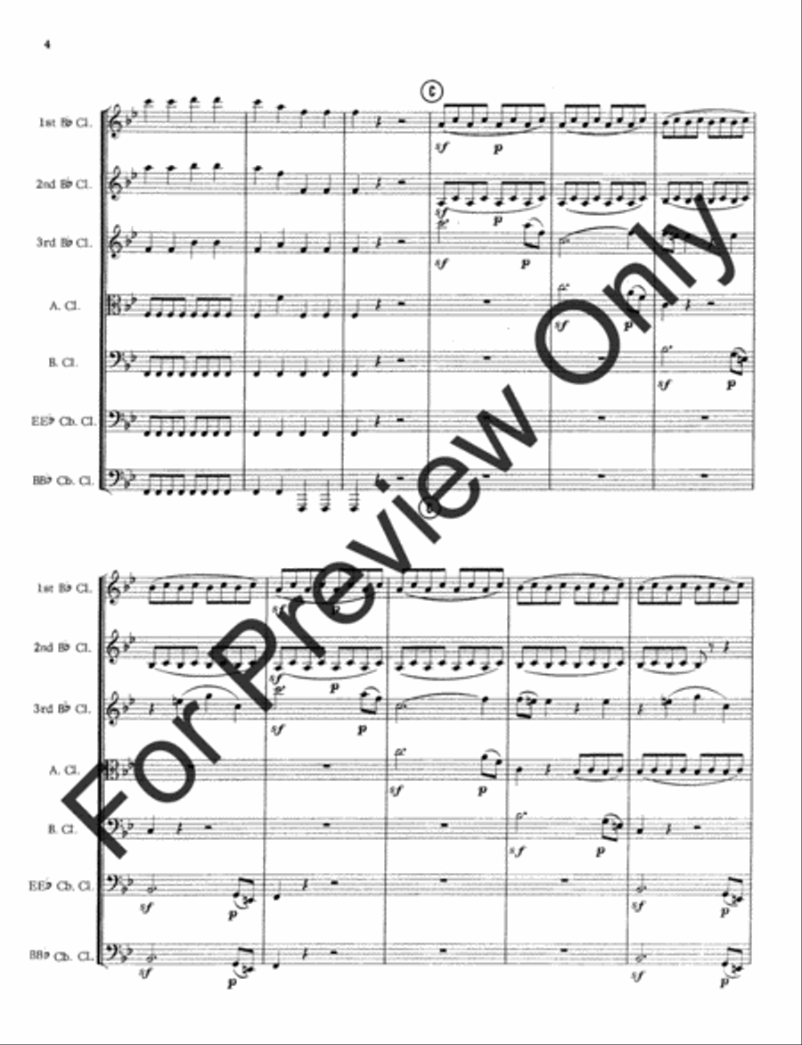 Impresario Overture Impresario Overture B-Flat Clarinet scores gallery preview page 7