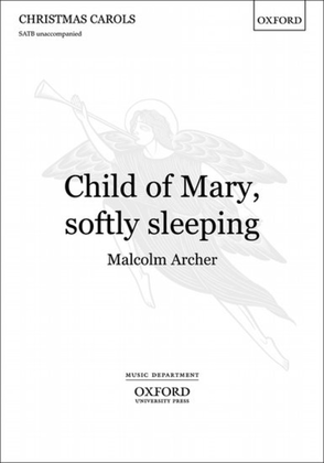 Book cover for Child of Mary, softly sleeping