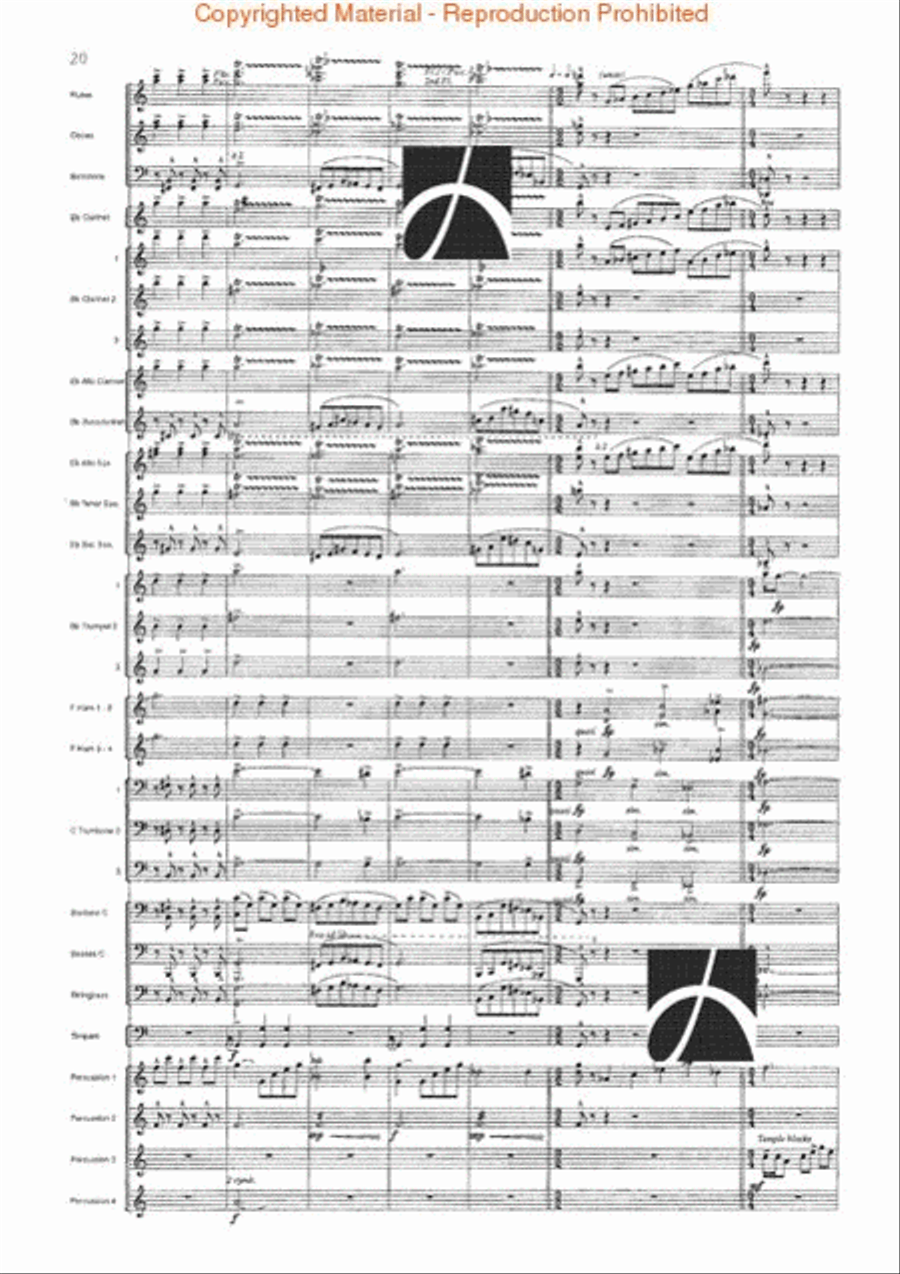 Spartacus Spartacus Concert Band scores gallery preview page 21