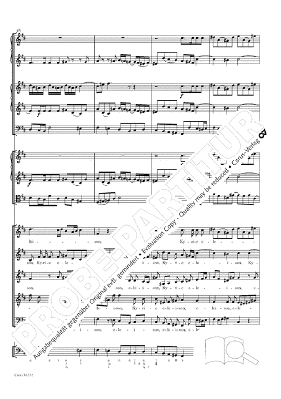 B Minor Mass, BWV 232 (Messe in h-Moll) SSATB scores gallery preview page 20