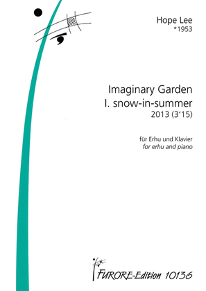 Book cover for Imaginary Garden I. snow-in-summer