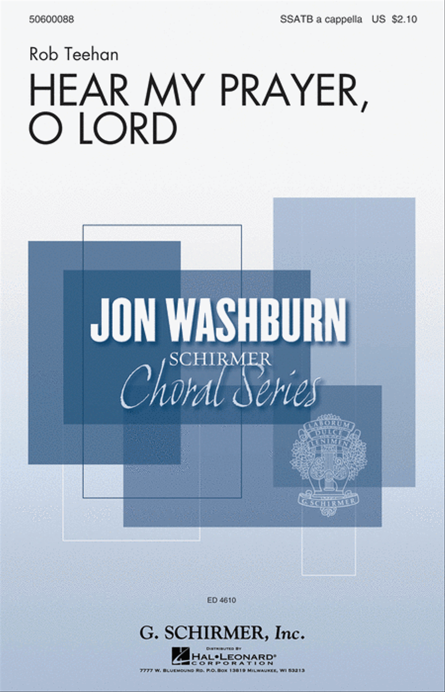 Hear My Prayer, O Lord SSATB scores gallery preview page 1