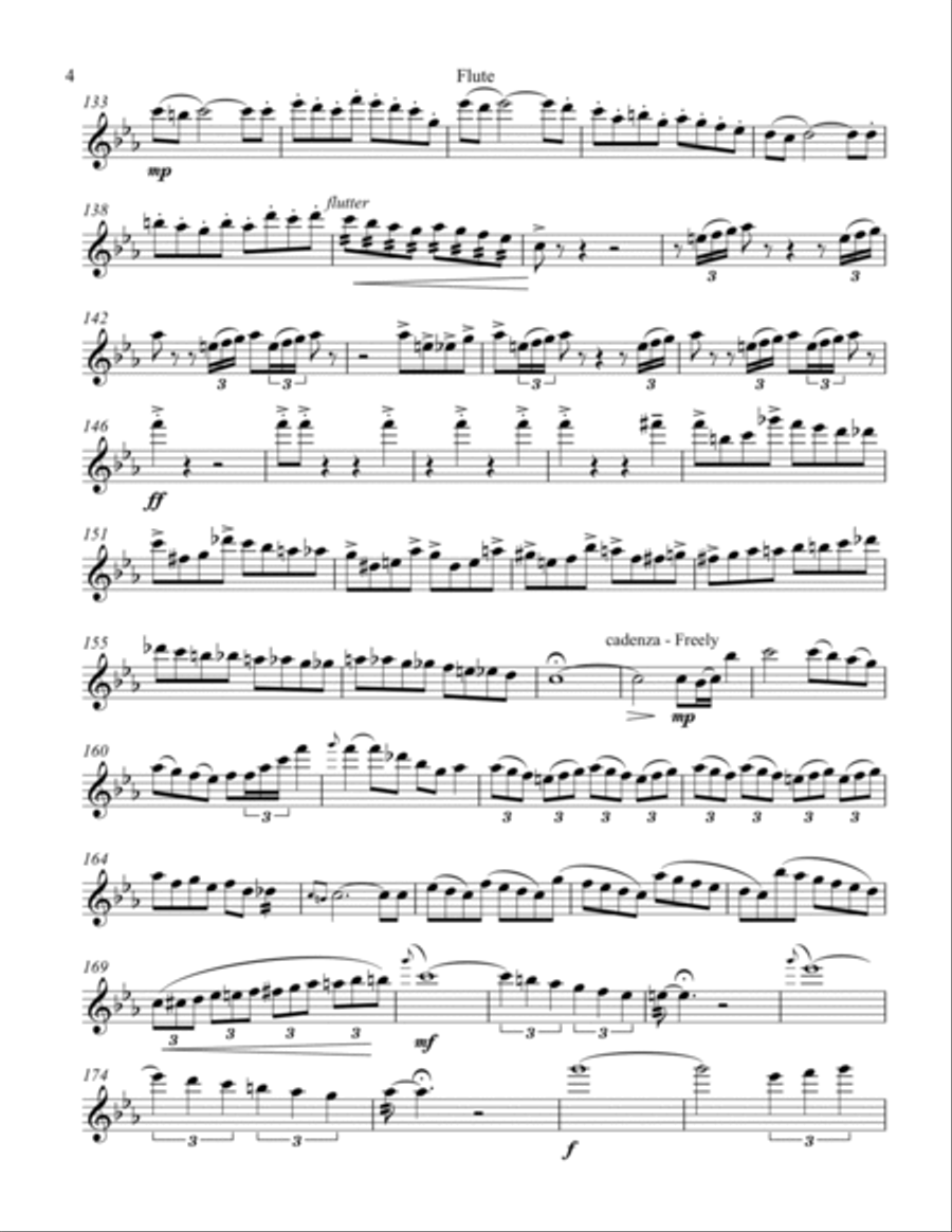 The Disgruntled Pied Piper Flute Solo scores gallery preview page 4