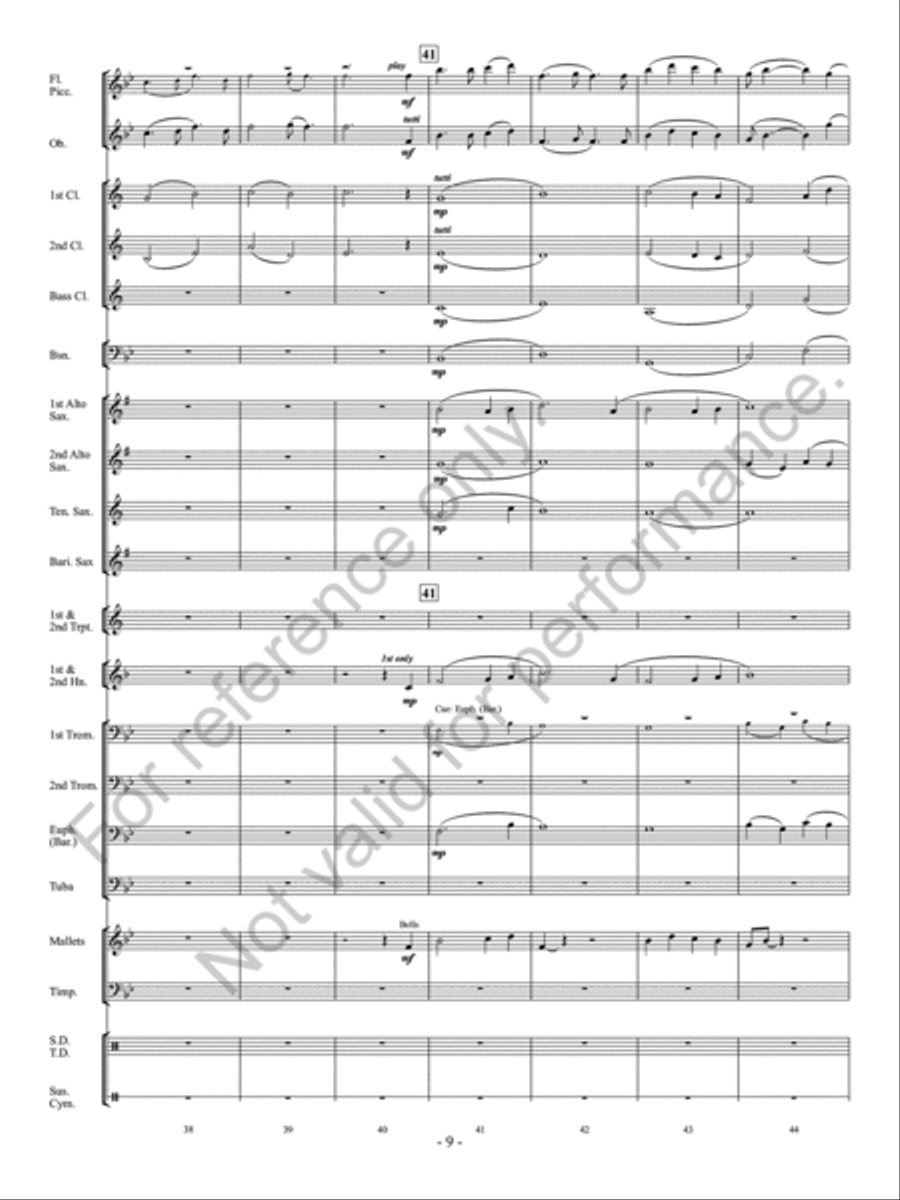 Auld Lang Syne Auld Lang Syne Concert Band scores gallery preview page 10