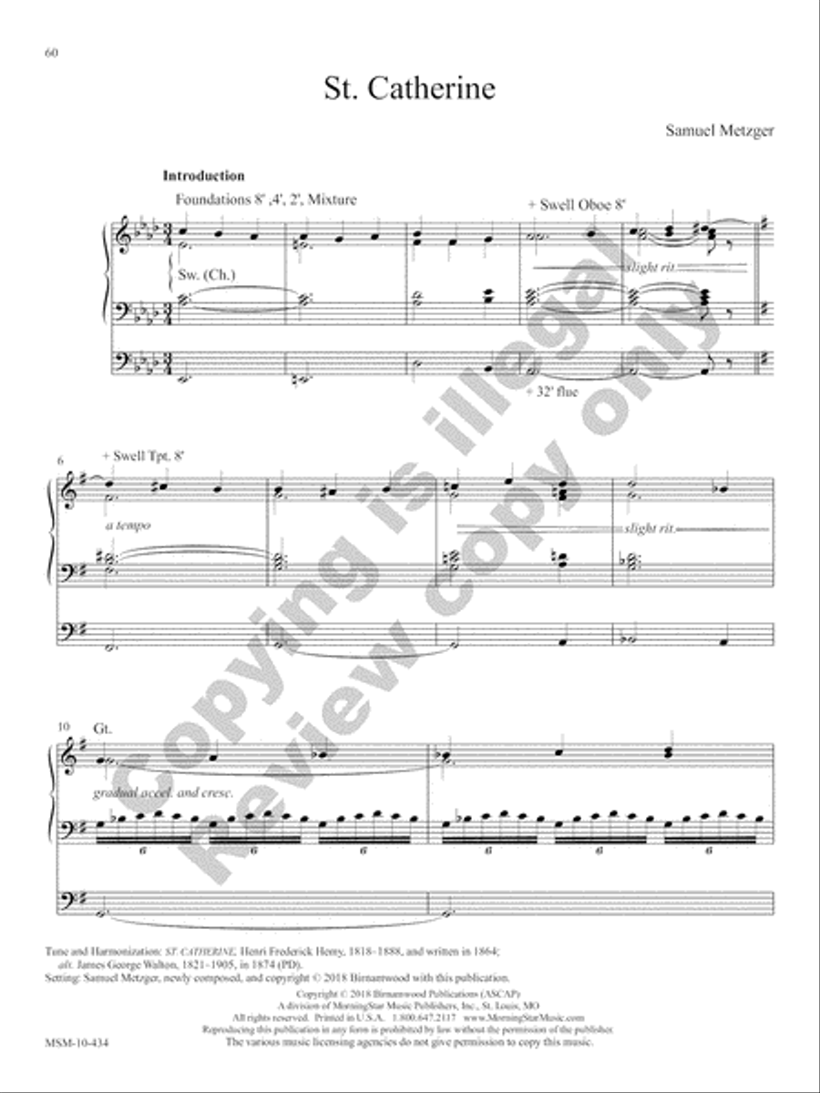 The Festival Hymn Collection, Volume 3 Organ scores gallery preview page 35