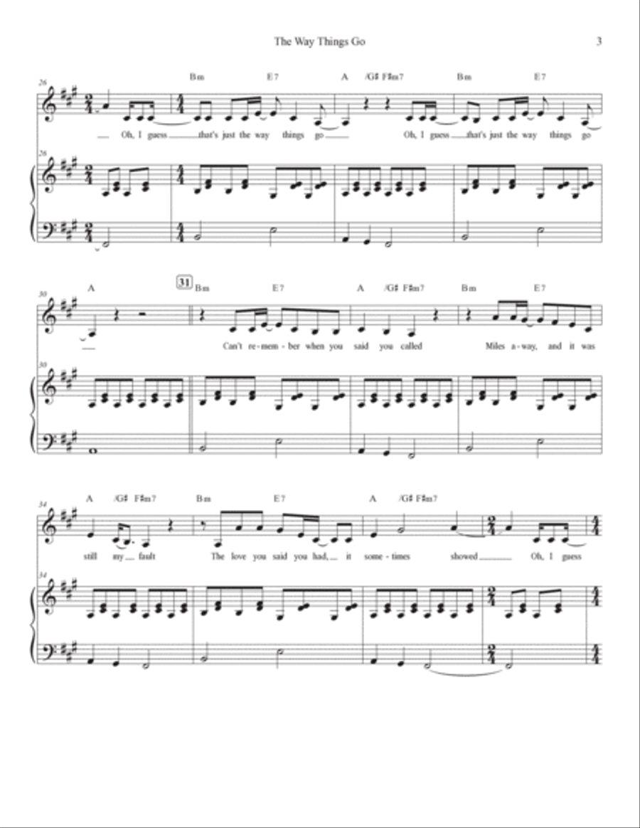 The Way Things Go Voice scores gallery preview page 3