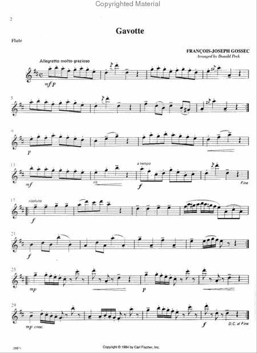 Festival Performance Solos - Volume 1 (Flute) Flute Solo scores gallery preview page 2
