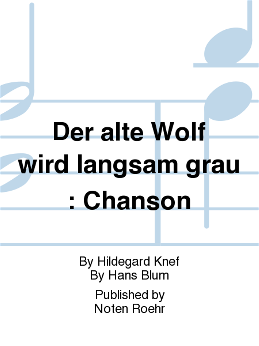 Der alte Wolf wird langsam grau Score scores gallery preview page 1