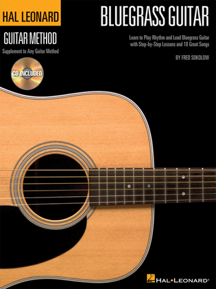 Book cover for Hal Leonard Bluegrass Guitar Method