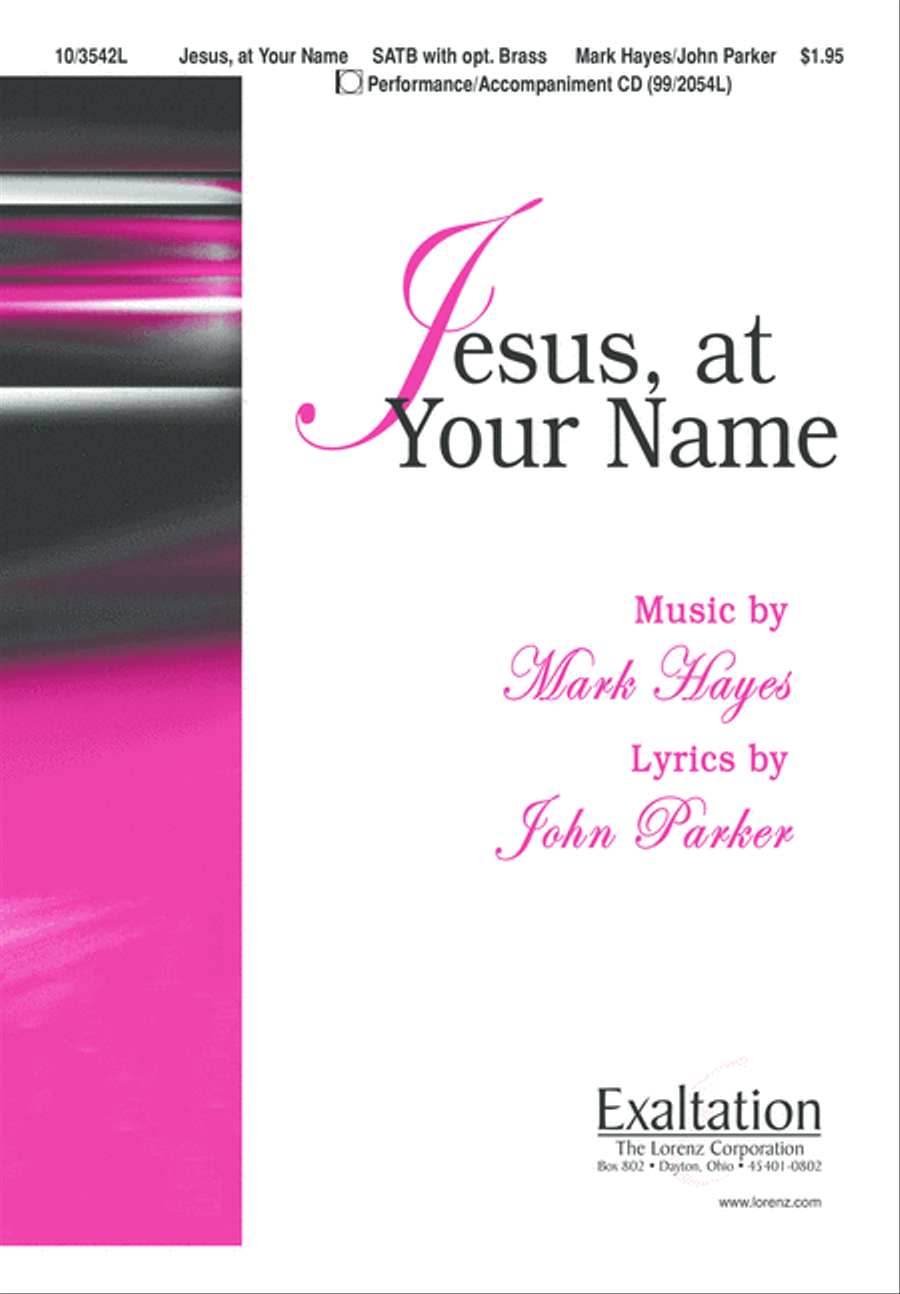 Jesus, at Your Name 4-Part scores gallery preview page 1