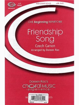 Book cover for Friendship Song Czech Canon