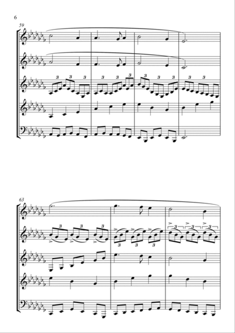 Greensleeves Greensleeves Brass Ensemble scores gallery preview page 6