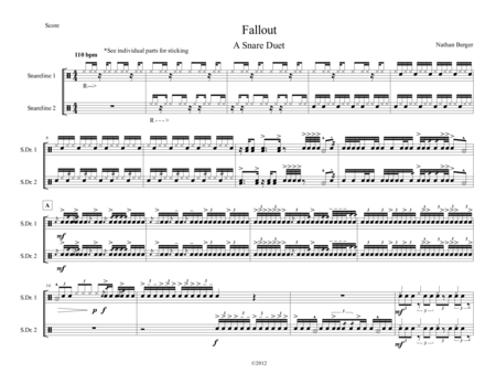 Fallout - Marching Snare Duet image number null
