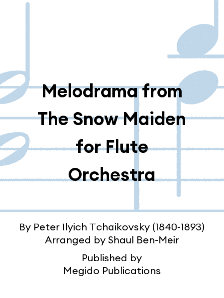 Melodrama from The Snow Maiden for Flute Orchestra