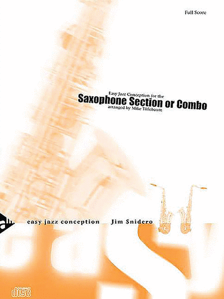 Easy Jazz Conception -- Saxophone Section or Combo image number null