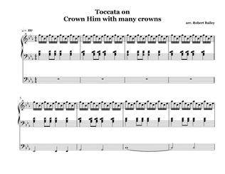 Book cover for Toccata on Crown Him with many crowns