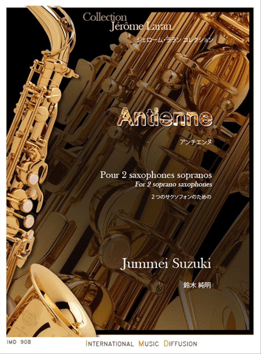 Antienne Soprano Saxophone scores gallery preview page 1