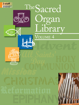 Book cover for The Sacred Organ Library, Vol. 4