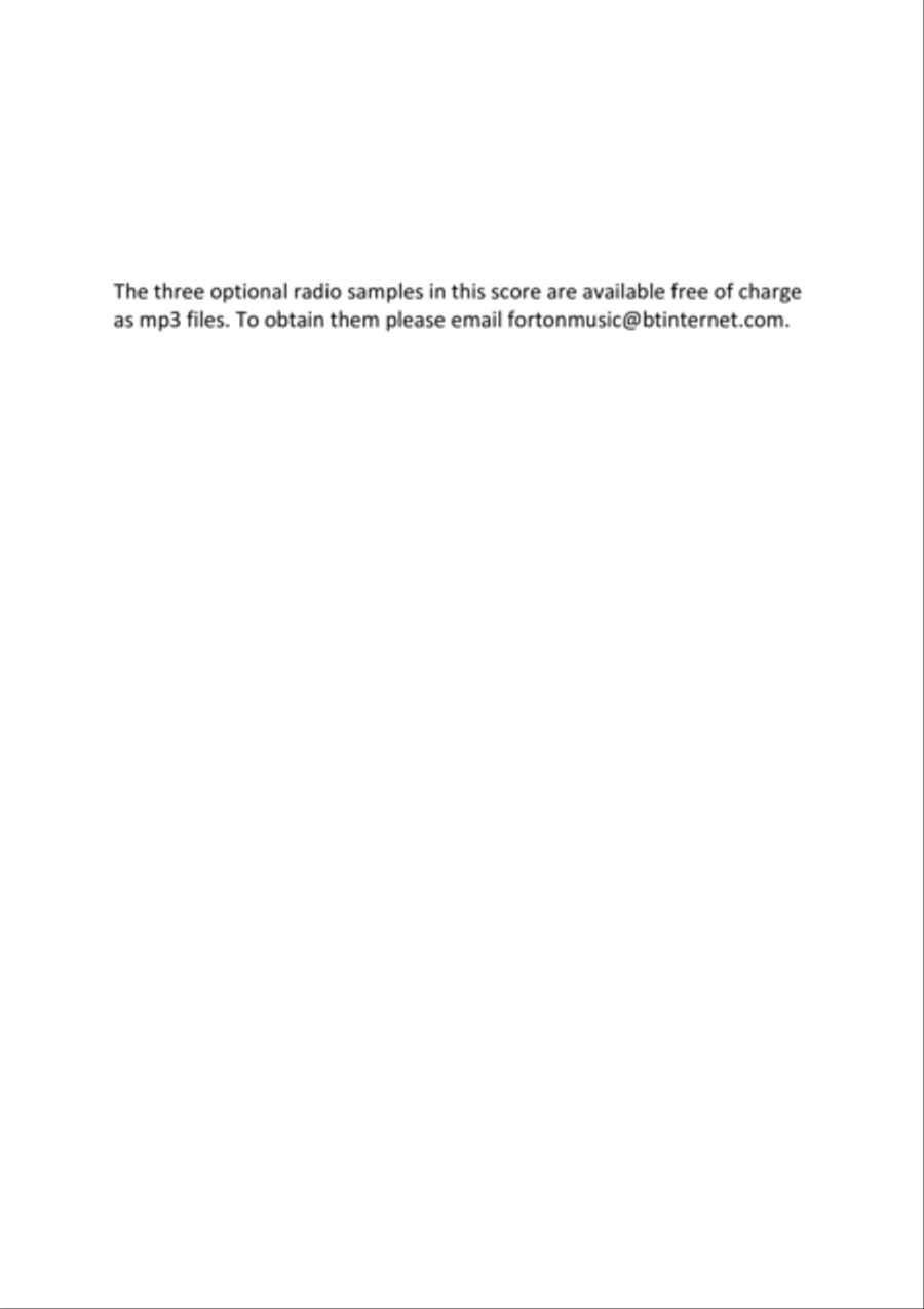 Radio Days Concert Band scores gallery preview page 2