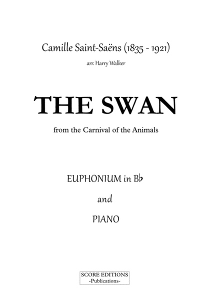 Saint-Saëns: The Swan (for Euphonium in Bb and Piano) image number null