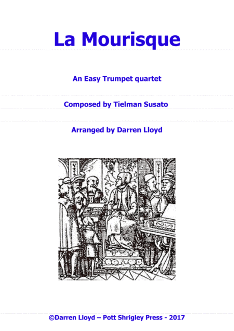 La Mourisque - Trumpet quartet Brass Quartet scores gallery preview page 1