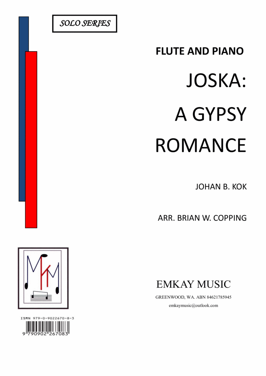 JOSKA: A GYPSY ROMANCE – FLUTE & PIANO Flute Solo scores gallery preview page 1