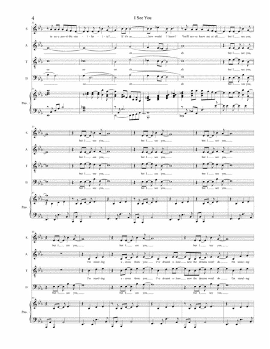 I See You I See You 4-Part scores gallery preview page 4
