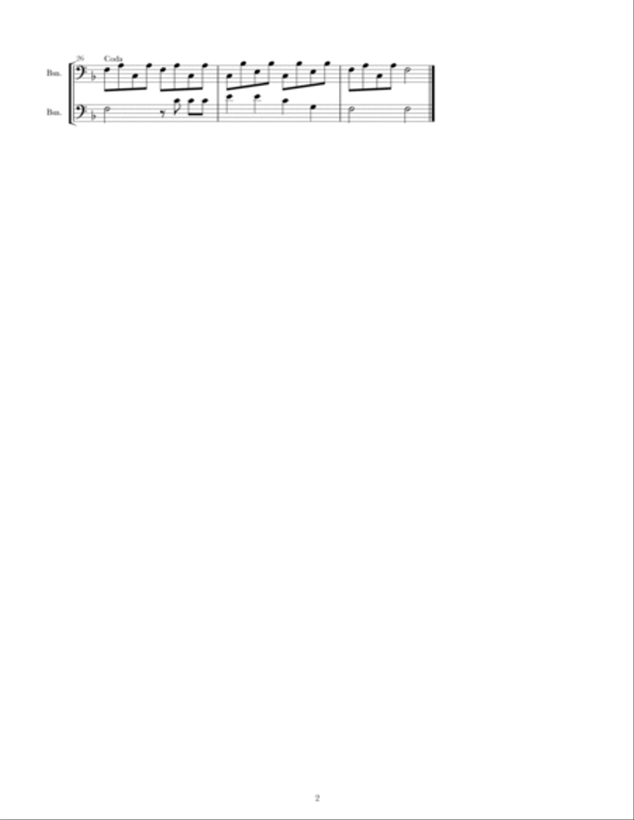Folsom Prison Blues Woodwind Duet scores gallery preview page 2