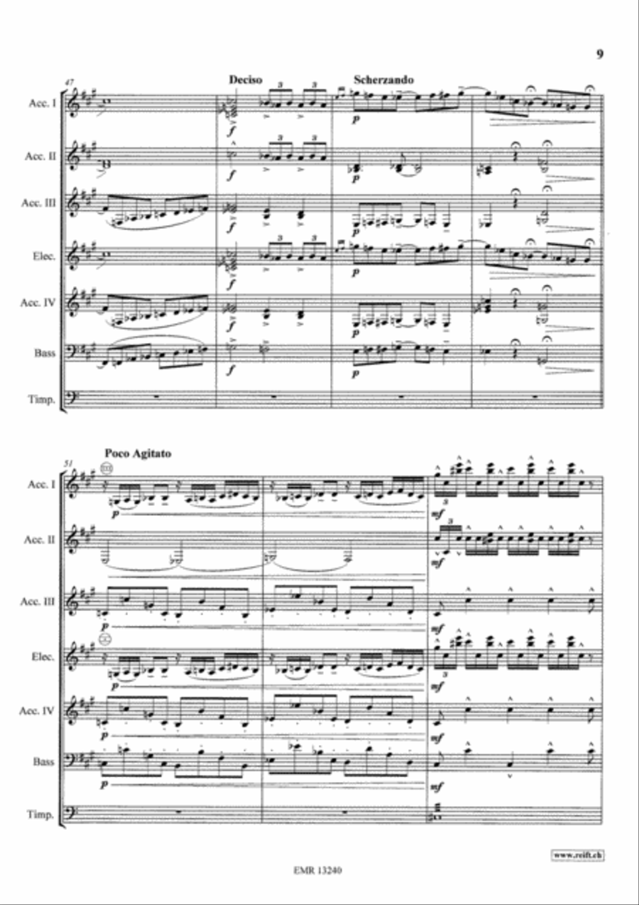 Rhapsody in Blue Accordion scores gallery preview page 9