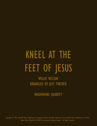 Kneel At The Feet Of Jesus