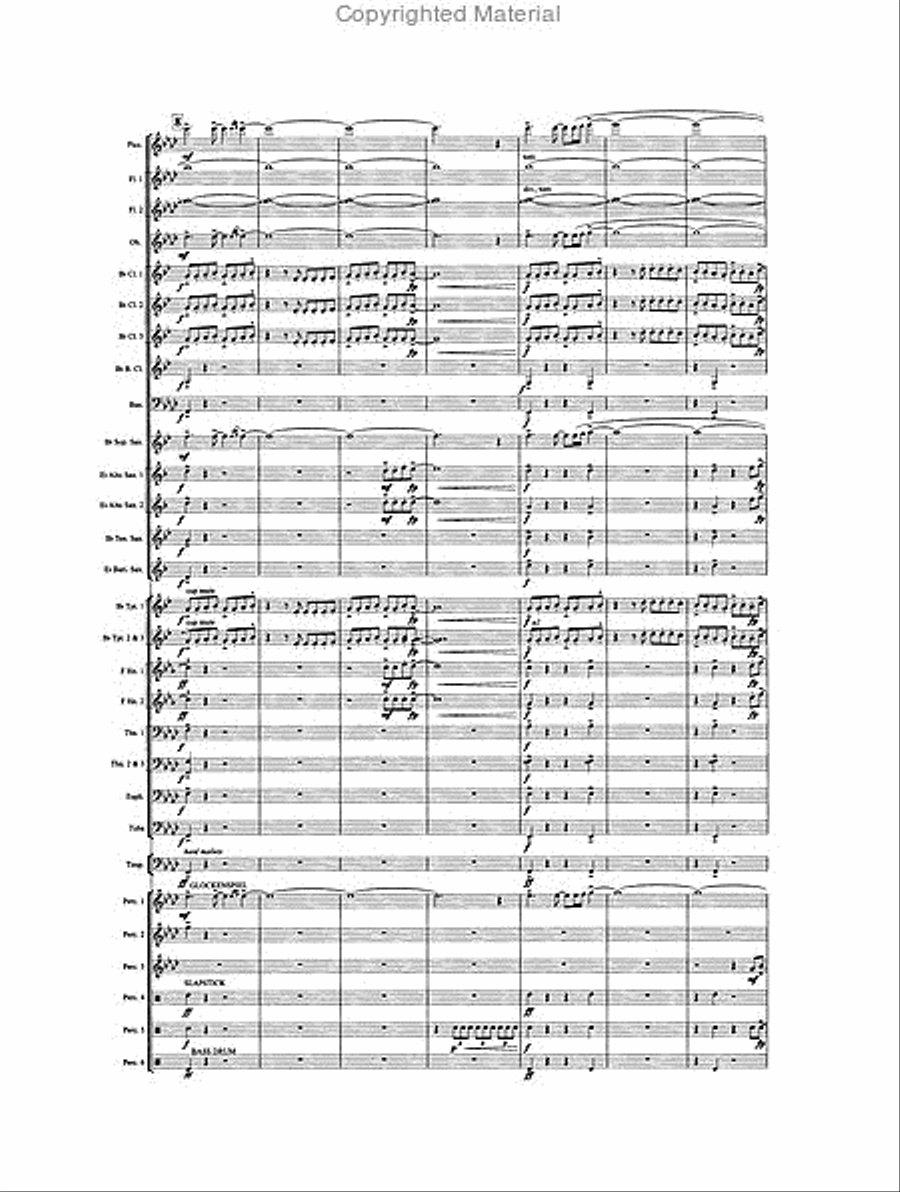 Shine Shine Concert Band scores gallery preview page 3