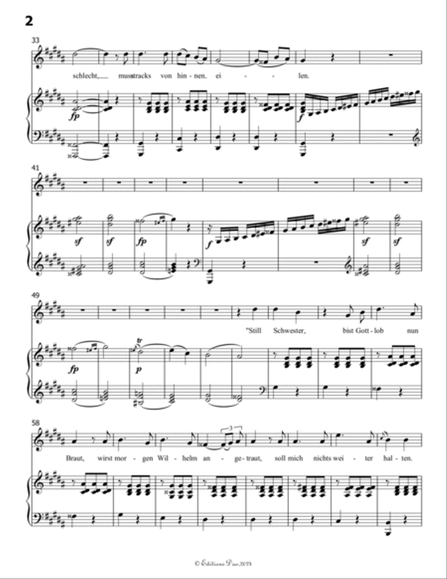 Der Liedler, by Schubert, Op.38(D.209), in g sharp minor Voice scores gallery preview page 4
