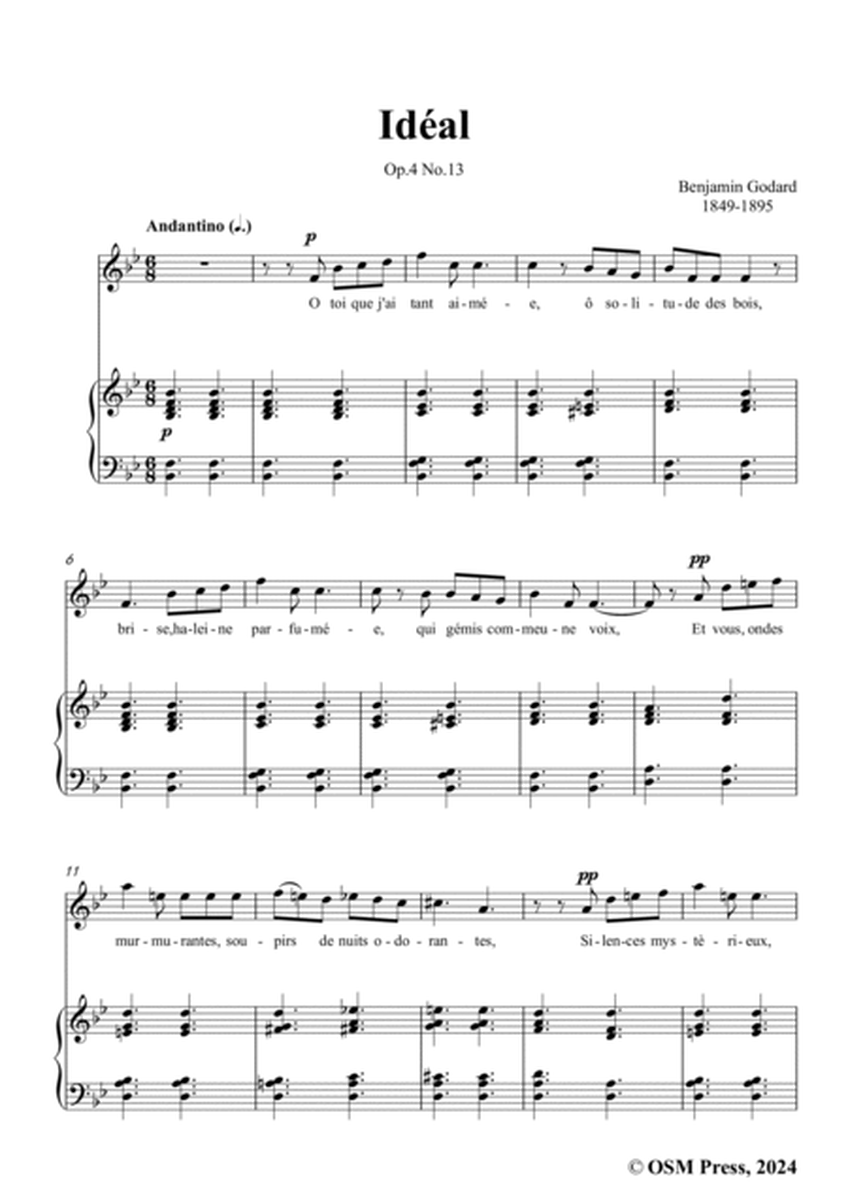B. Godard-Idéal,Op.4 No.13,in B flat Major