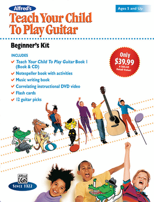 Book cover for Alfred's Teach Your Child To Play Guitar -- Beginner's Kit