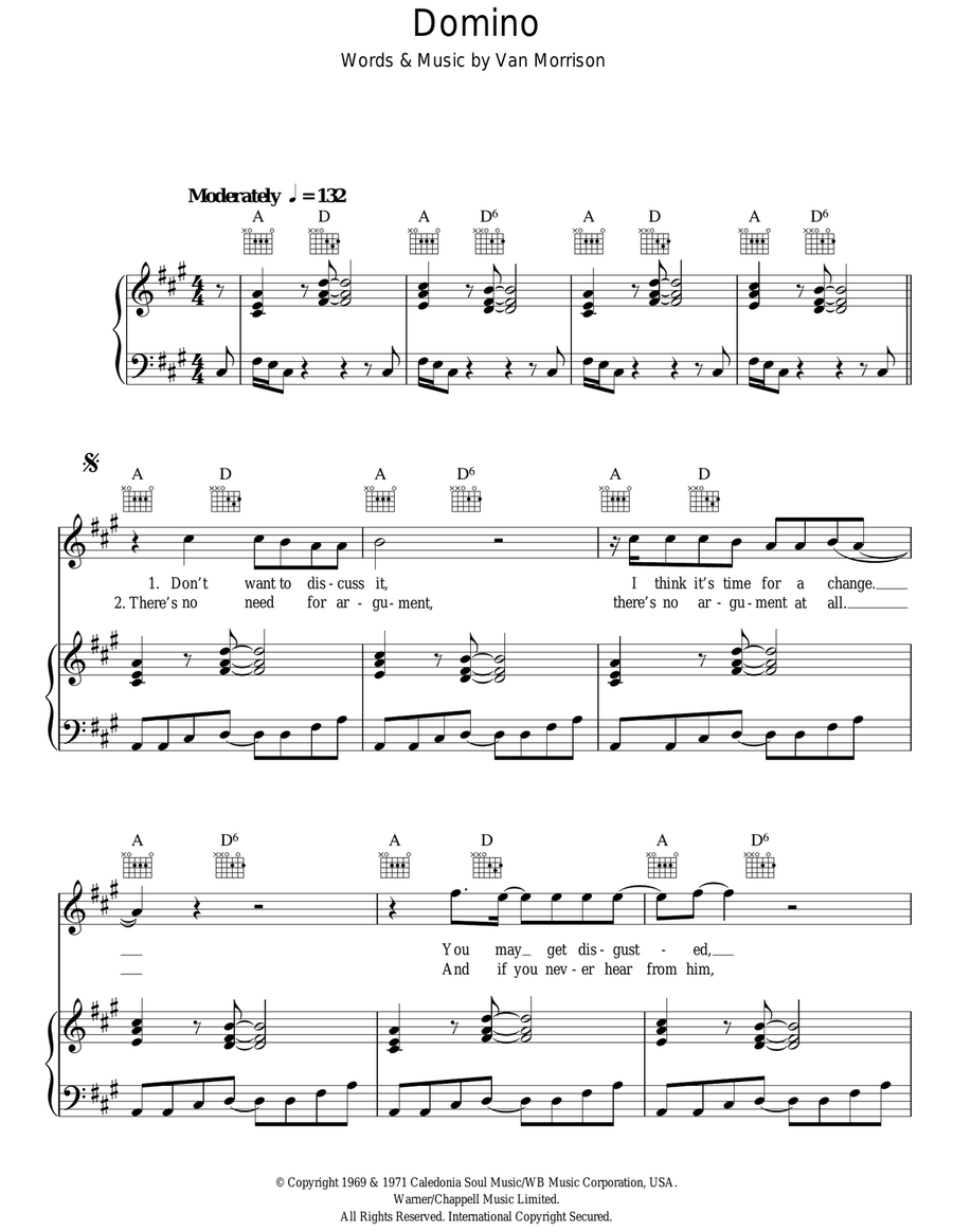 Domino Domino Acoustic Guitar scores gallery preview page 1