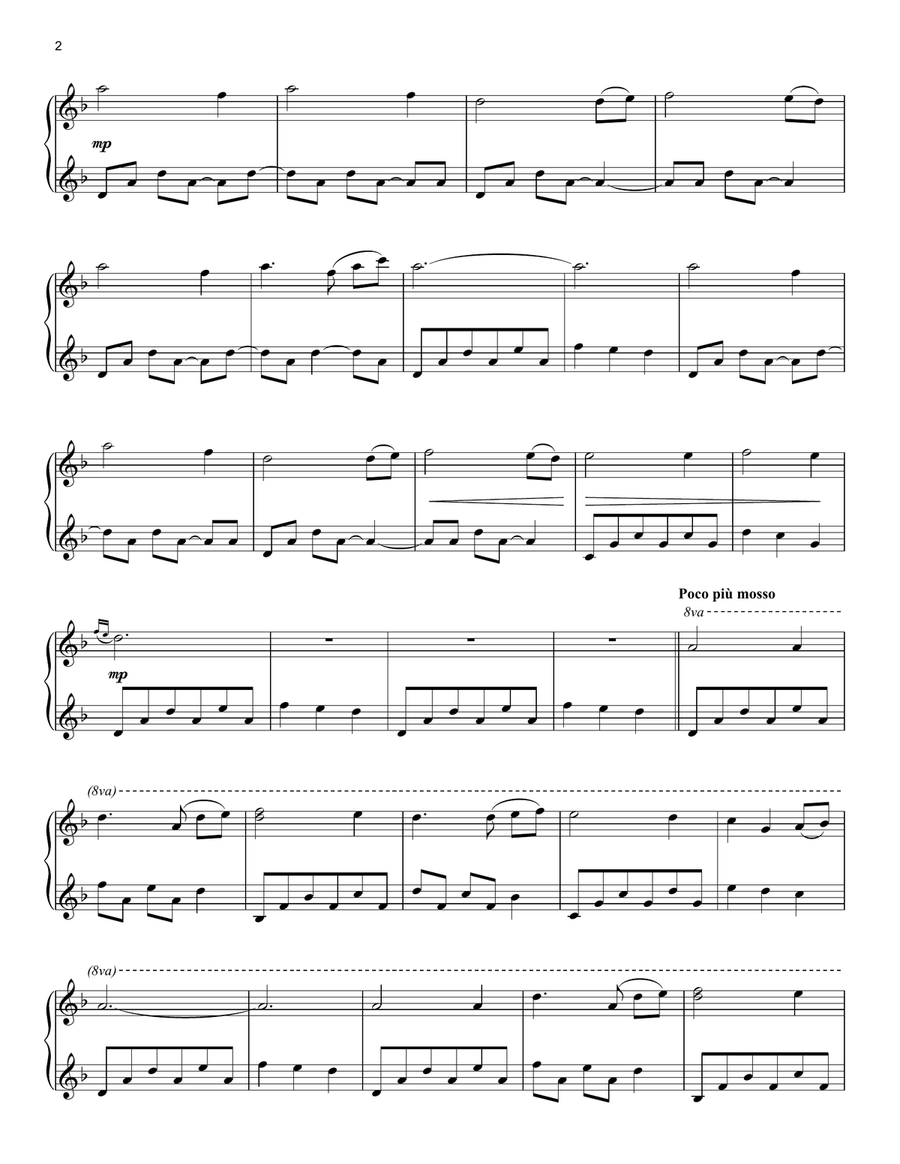 Forsaken Forsaken Piano Solo scores gallery preview page 2