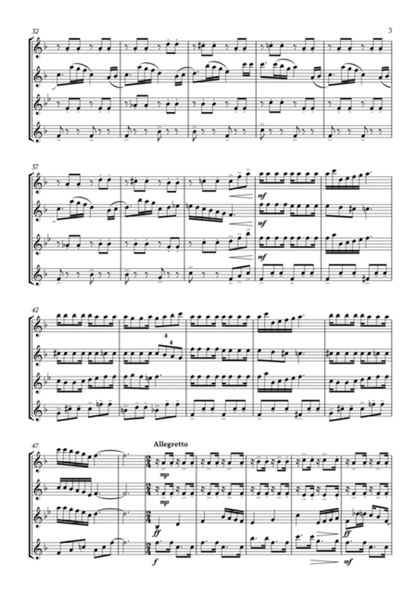 Jingle Bells for Saxophone Quartet AATB image number null